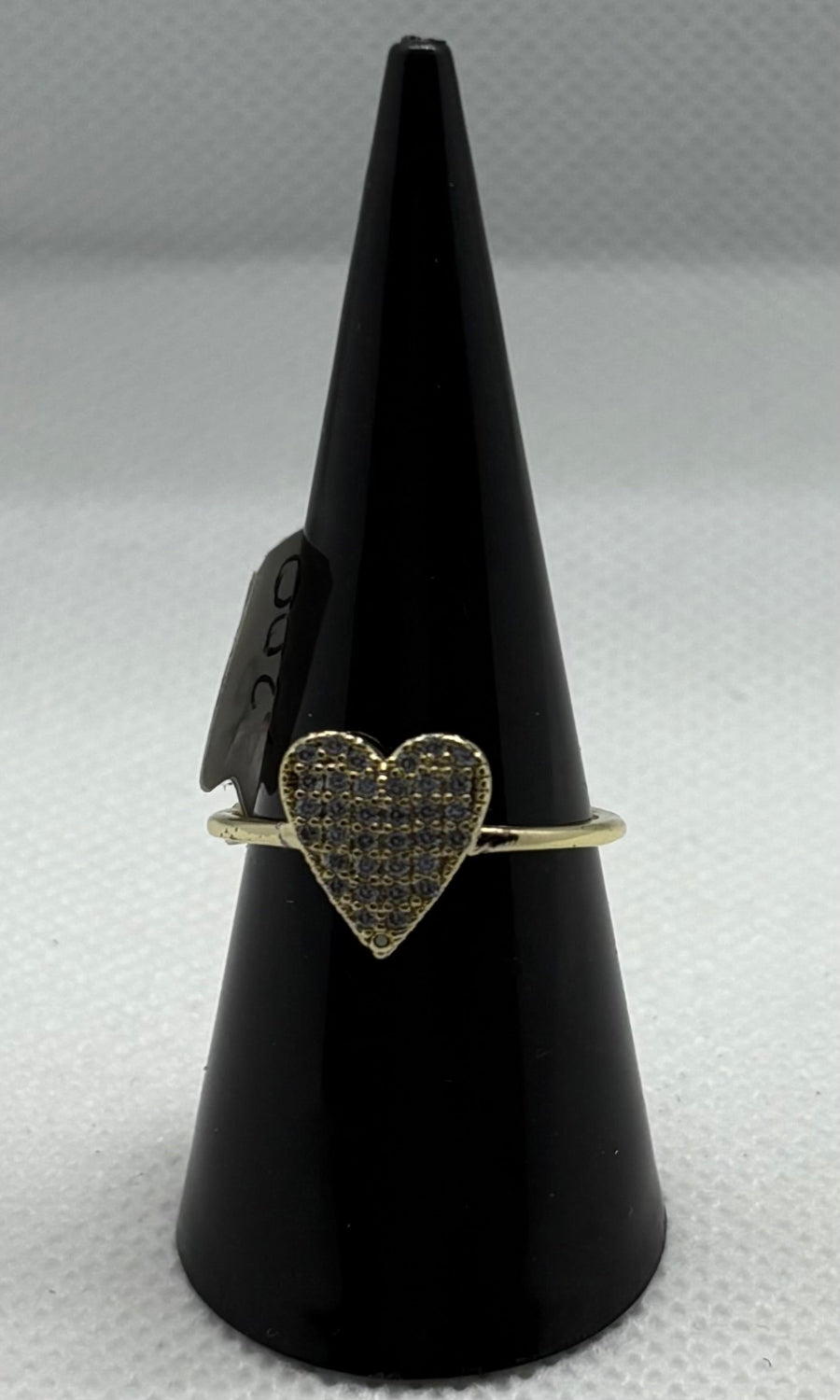Anillo corazón ziroconias