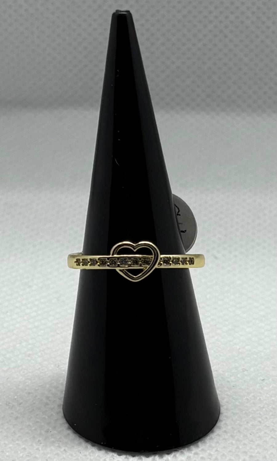 Anillo corazón hebilla