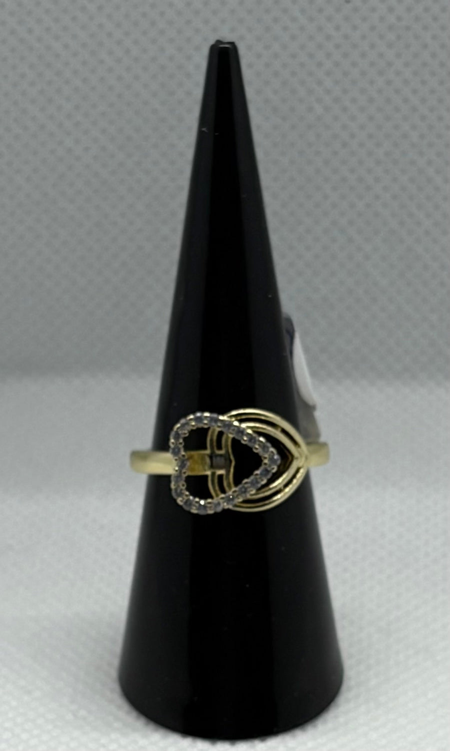 Anillo Corazónes enlazados