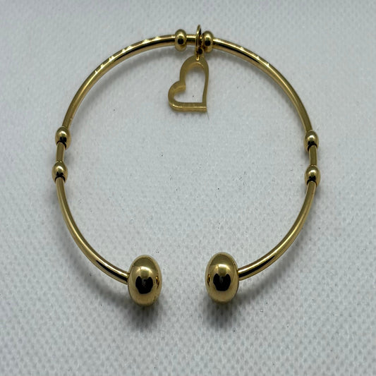 Pulsera corazón colgante